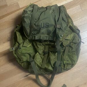 Olive Green Military Backpack